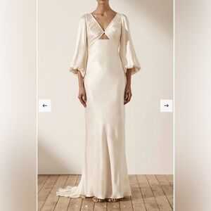 NWT Shona Joy Balloon Sleve Dress SJ6003